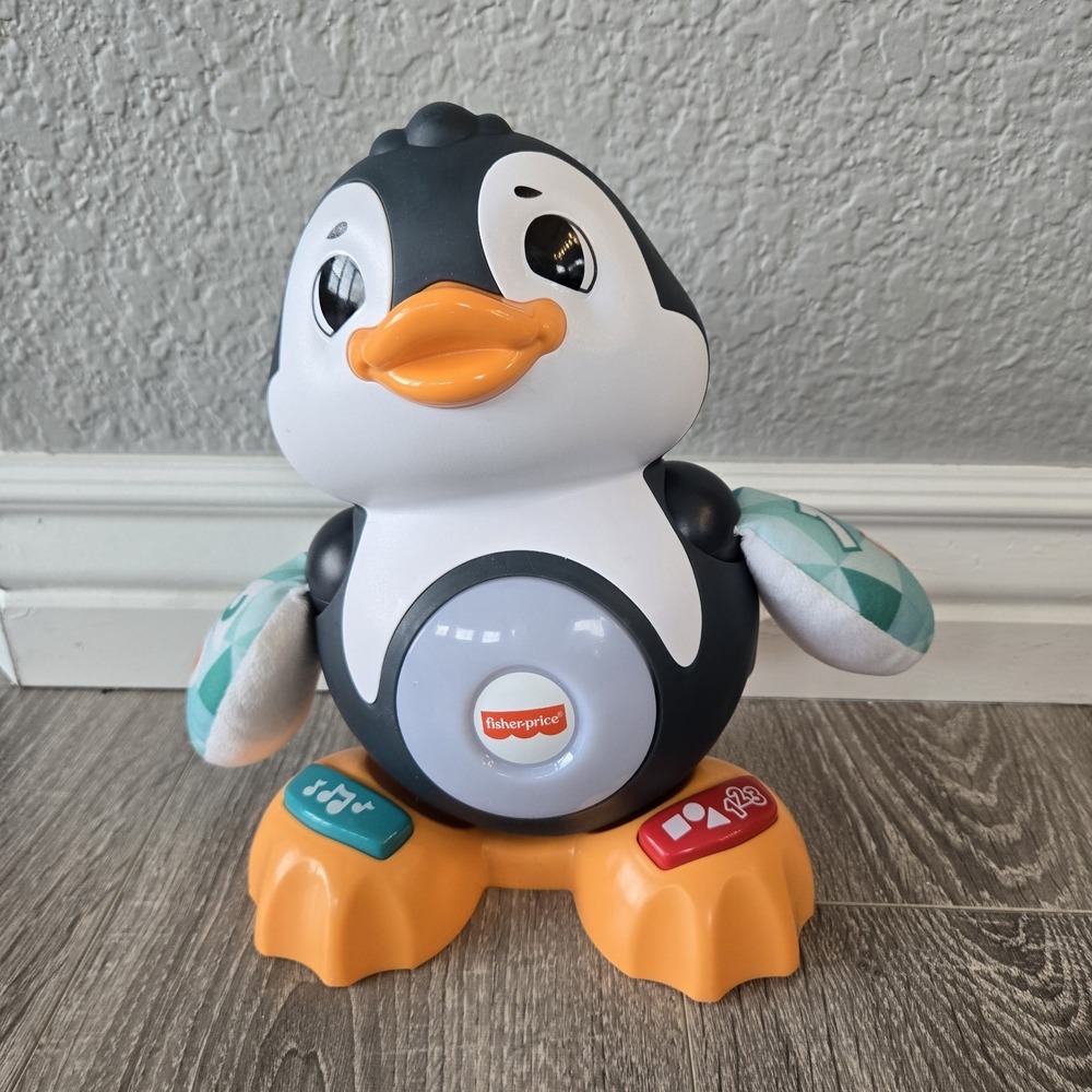Fisher-Price Linkimals Cool Beats Penguin Learning Toy Interactive Music Works